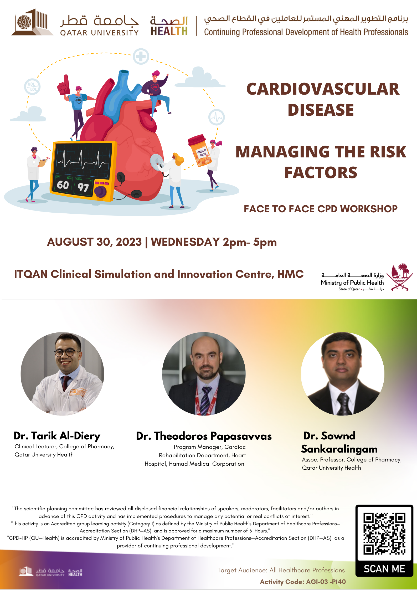 Cardiovascular disease: Managing the risk factors Poster